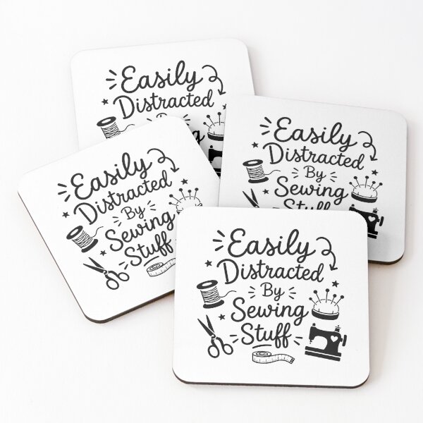 Item preview, Easily Distracted By Sewing Stuff designed and sold by gunaone-design.