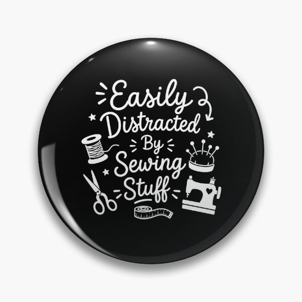 Item preview, Easily Distracted By Sewing Stuff - Funny Sewing Mom designed and sold by gunaone-design.