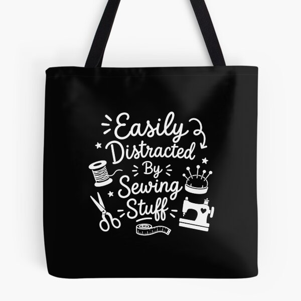 Item preview, Easily Distracted By Sewing Stuff - Funny Sewing Mom designed and sold by gunaone-design.