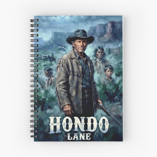 Item preview, Hondo Lane Retro Western Tribute Art Poster designed and sold by Art's Diner.