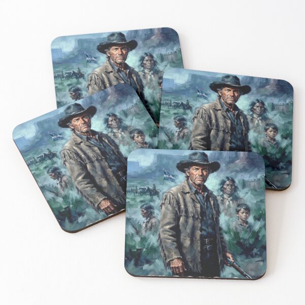 Item preview, Hondo Lane Retro Western Tribute Art Poster designed and sold by Art's Diner.