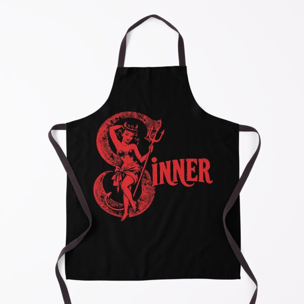 Item preview, Vintage Devil Pinup Sinner designed and sold by Victor Shadehorn.