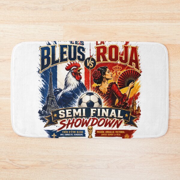 Item preview, soccer final match, les blues, la roja, semi final match designed and sold by TrueArtVibes.