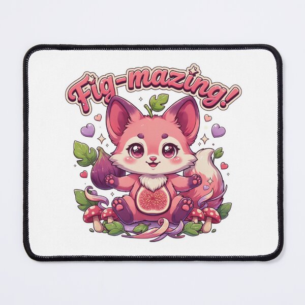Item preview, Fig-mazing Kawaii Fig Fox T-Shirt – Cute Cottagecore Woodland Animal Gift for Fox Lovers & Kawaii Fans designed and sold by GemBob Creations.