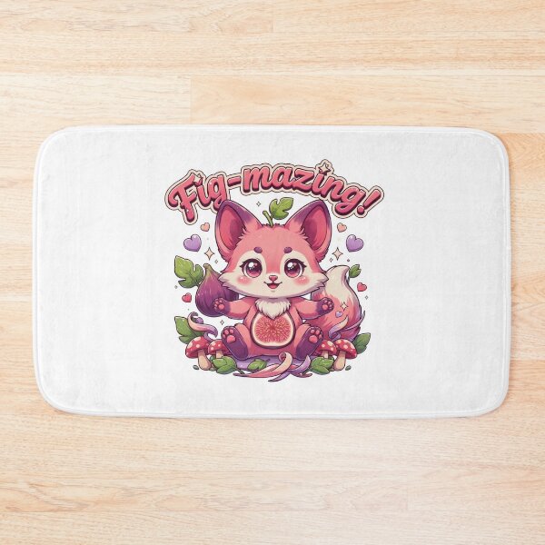 Item preview, Fig-mazing Kawaii Fig Fox T-Shirt – Cute Cottagecore Woodland Animal Gift for Fox Lovers & Kawaii Fans designed and sold by GemBob Creations.