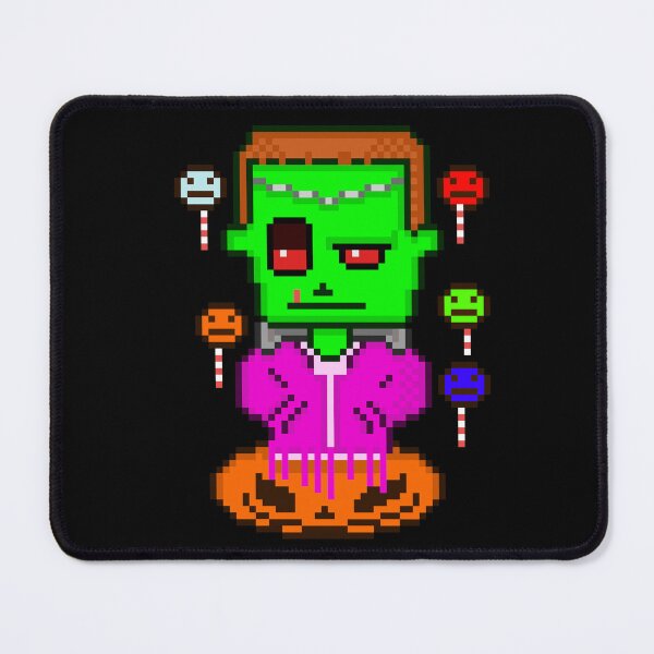 Item preview, Frankenstein Monster With Pumpkin and Lollipops Retro designed and sold by RetroRlx.