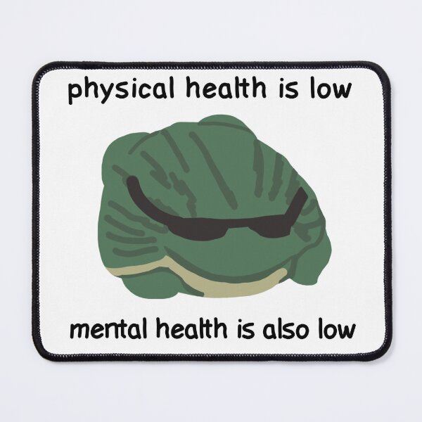 Item preview, Low Mental/Physical Health Frog designed and sold by erodimsk.