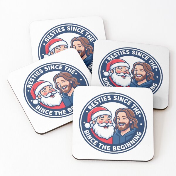 Item preview, Santa And Jesus Friendship T Shirt designed and sold by Digital Humour ⭐️⭐️⭐️.