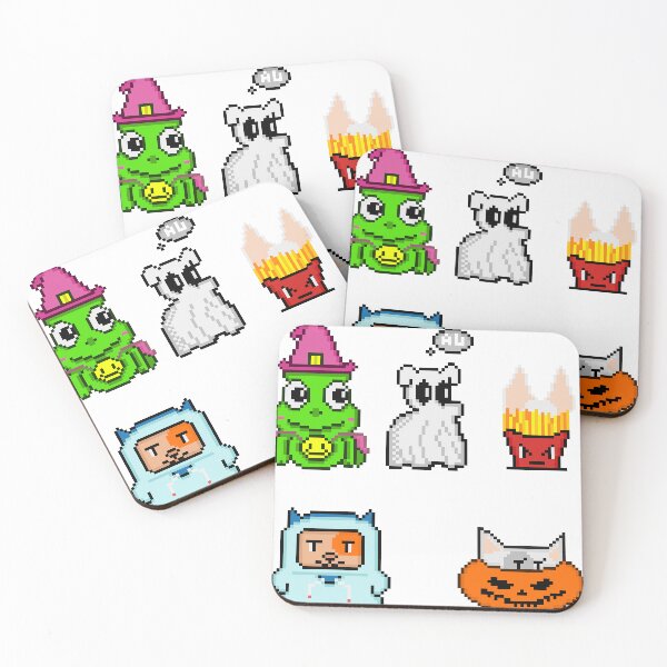 Item preview, Cute Spooky Pets Halloween Costumes Pixel Art Pack designed and sold by RetroRlx.