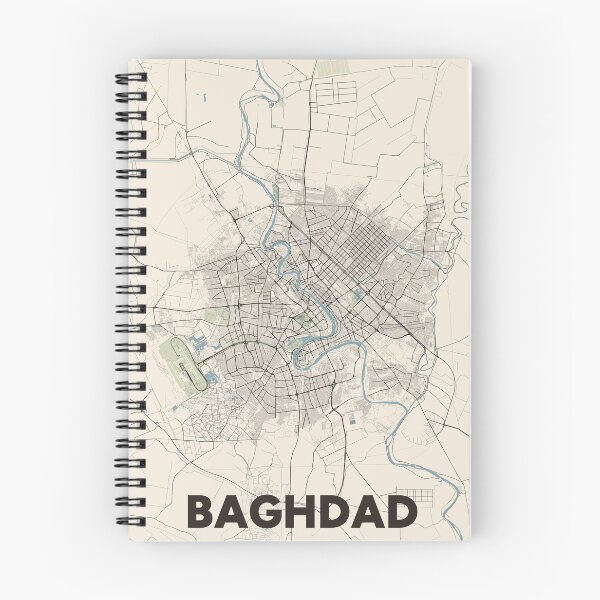 Item preview, Mapa de Bagdad designed and sold by MapsNerd.