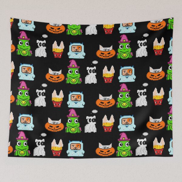 Item preview, Cute Spooky Pets Halloween Costumes Pixel Art Pack designed and sold by RetroRlx.