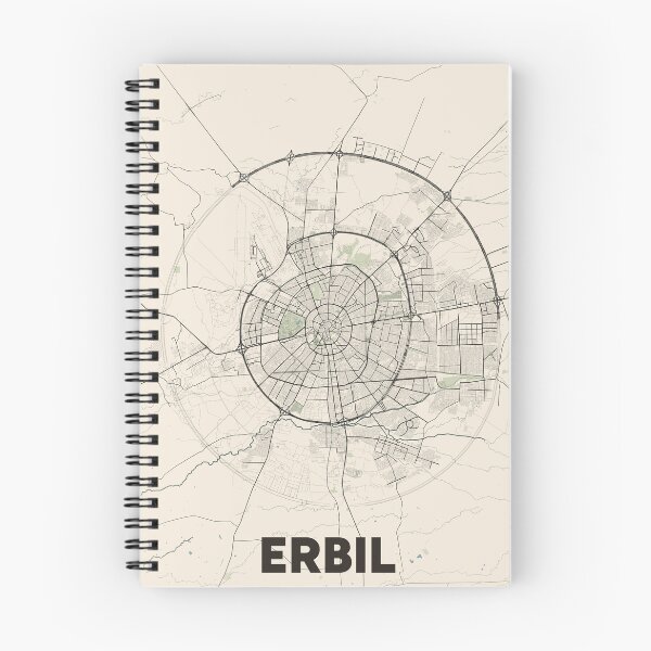 Item preview, Mapa de Erbil designed and sold by MapsNerd.