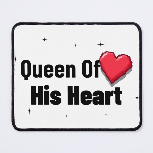 Item preview, Queen Of His Heart National Girlfriend Day designed and sold by SquatchPrintsCo.