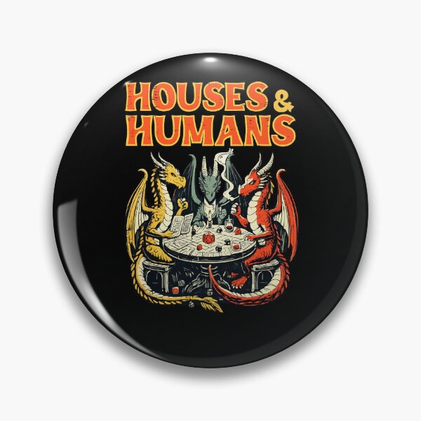 Item preview, Houses & Humans DnD Shirt | Funny Tabletop RPG Dragons Graphic Tee designed and sold by GarnerSupplyCo.