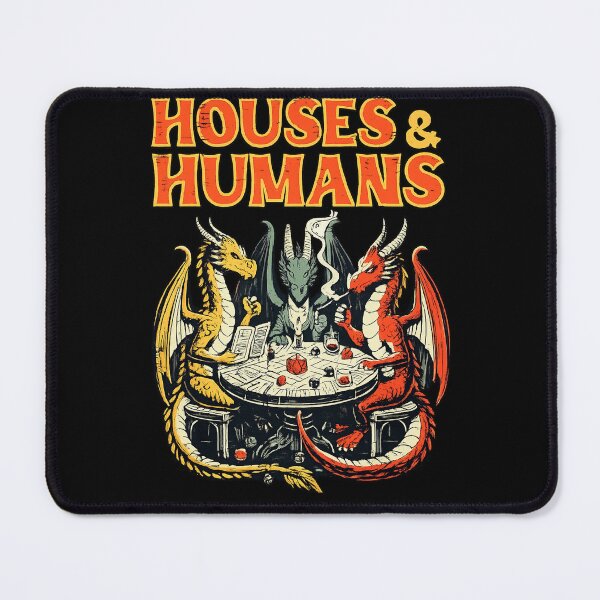Item preview, Houses & Humans DnD Shirt | Funny Tabletop RPG Dragons Graphic Tee designed and sold by GarnerSupplyCo.