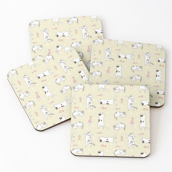 Item preview, Playful Cats Pattern  designed and sold by TeeGeeTees.