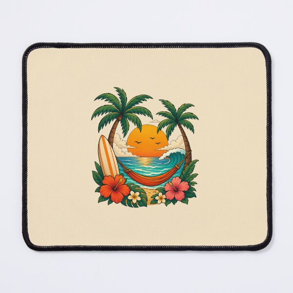 Item preview, Tropical Beach Hammock Paradise designed and sold by HapaHara.