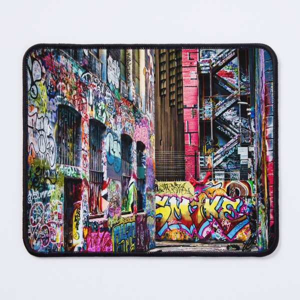 Item preview, A Vibrant Melbourne Australia Graffiti Alley designed and sold by pcole123.