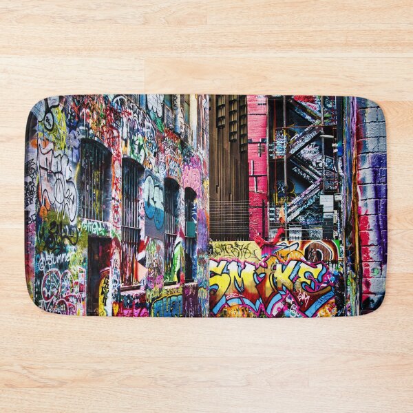 Item preview, A Vibrant Melbourne Australia Graffiti Alley designed and sold by pcole123.