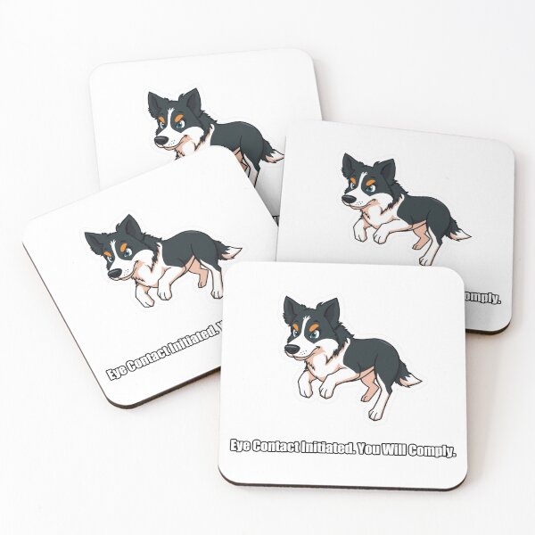 Item preview, Border Collie - Eye Contact Initiated You Will Comply - Funny Gift designed and sold by pawdrops.