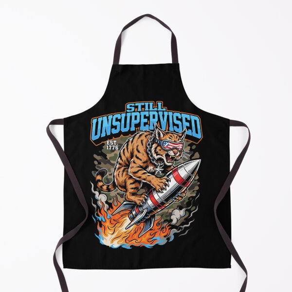 Item preview, Still Unsupervised Patriotic Tiger Rocket Camo Tee v1 designed and sold by DarylWelsh2024.