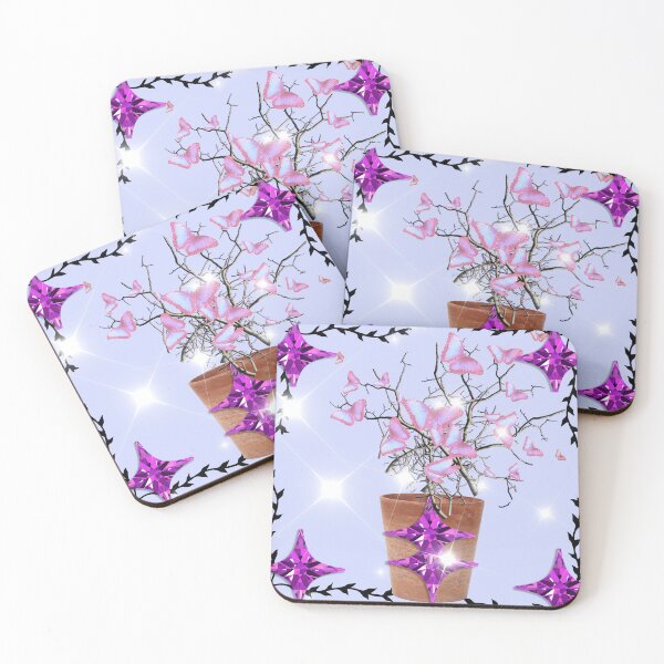 Item preview, Pink Butterfly Tree Amethyst Sparkle Design designed and sold by Extremeallie.