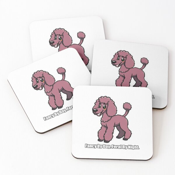 Item preview, Poodle - Fancy By Day Feral By Night - Funny Poodle Gift designed and sold by pawdrops.