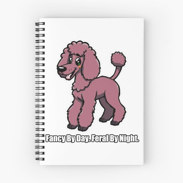 Item preview, Poodle - Fancy By Day Feral By Night - Funny Poodle Gift designed and sold by pawdrops.