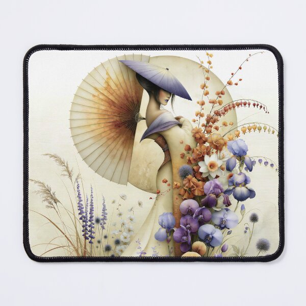 Item preview, The Iris Garden Parasol designed and sold by bloorose.