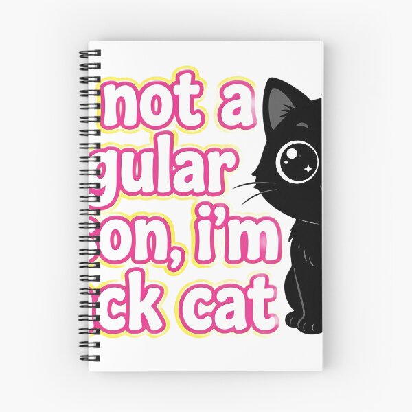 Item preview, I'm Not A Regular Person Im A Black Cat T-Shirt designed and sold by weeomano.
