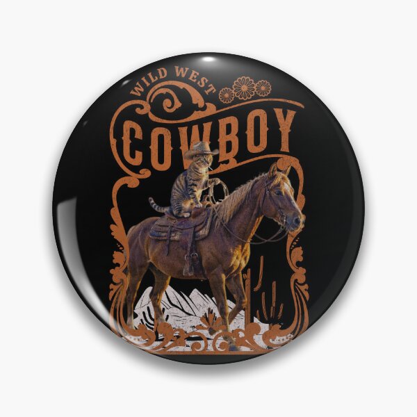 Item preview, Cowboy Cat Riding Horse Wild West designed and sold by Nacho Average Designs.