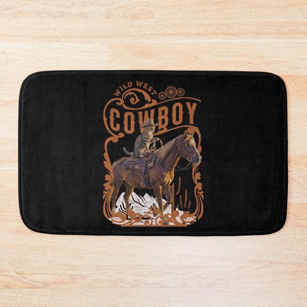 Item preview, Cowboy Cat Riding Horse Wild West designed and sold by Nacho Average Designs.