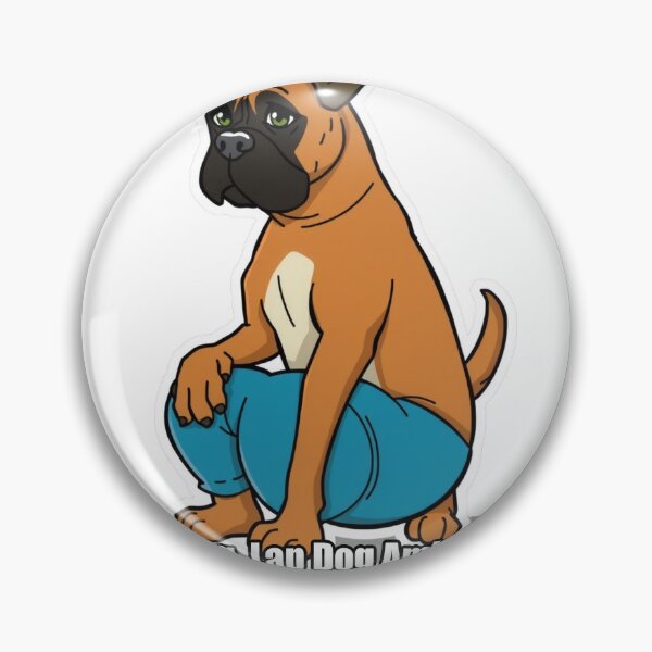 Item preview, Boxer - Big Dog Lap Dog Ambitions - Funny Boxer Dog Gift designed and sold by pawdrops.