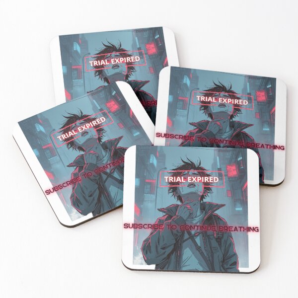 Item preview, Subscribe To Breathe Cyberpunk Dystopian Satire Manga Art designed and sold by The Fine Print by BassAddict.