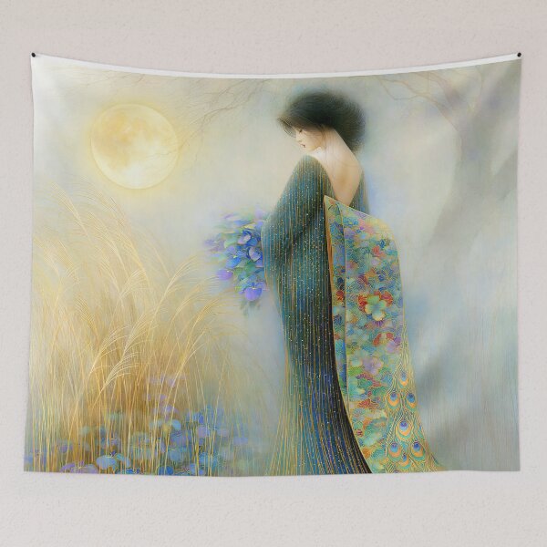 Item preview, The Peacock’s Moonlit Solitude designed and sold by bloorose.