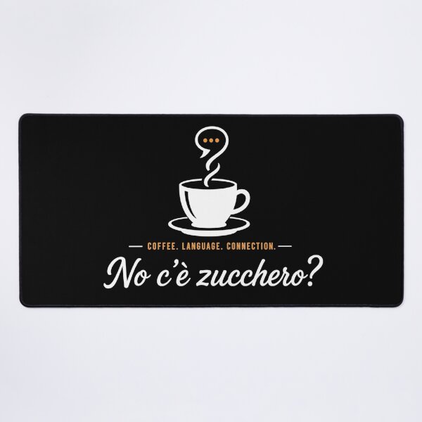 Item preview, No c'è zucchero? | Italian Coffee Conversation | Language Learner Design designed and sold by Trodyglot.