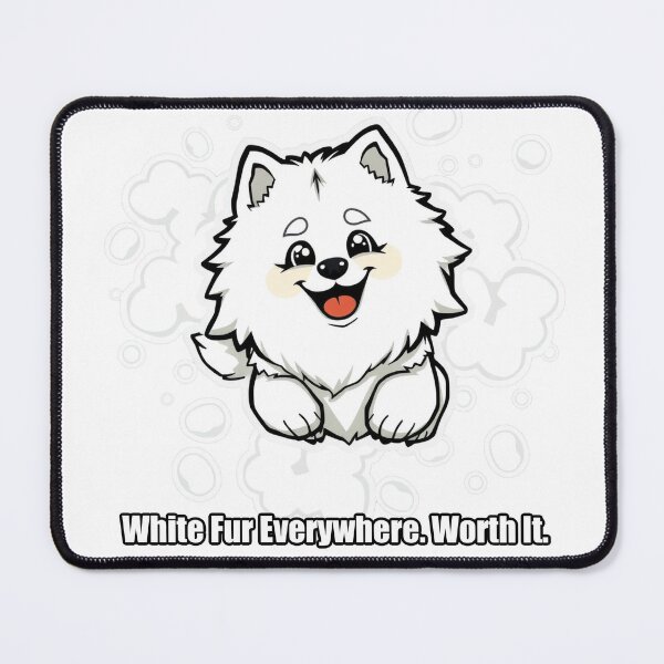 Item preview, Samoyed - White Fur Everywhere Worth It - Funny Samoyed Gift designed and sold by pawdrops.
