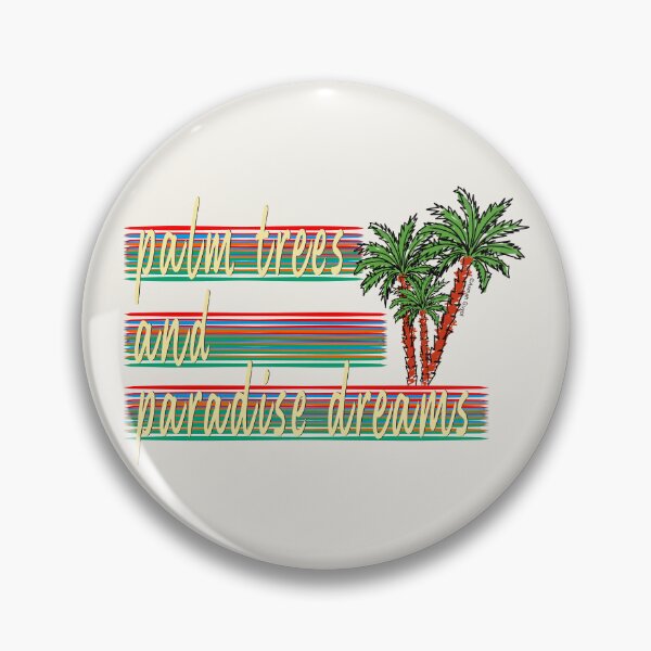 Item preview, Palm Trees And Paradise Dreams Graphic designed and sold by JustAsmahDesign.