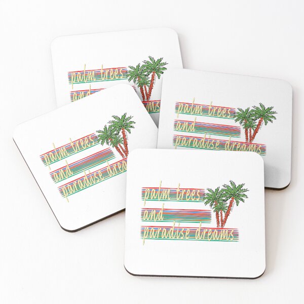 Item preview, Palm Trees And Paradise Dreams Graphic designed and sold by JustAsmahDesign.
