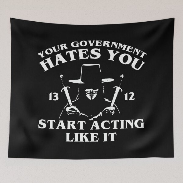 Item preview, your government hates you act like it (antifa) designed and sold by remerasnerdas.