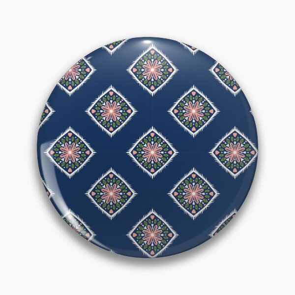 Item preview, Geometric Dark Blue Diamond Pattern designed and sold by TeeGeeTees.