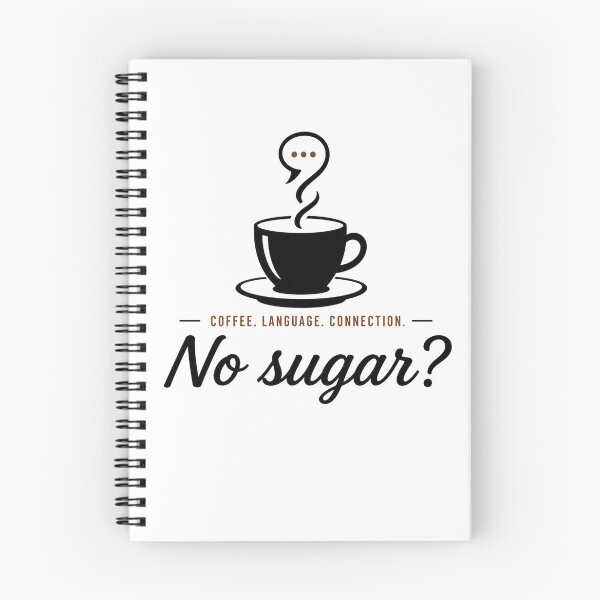 Item preview, No sugar? | English Coffee Conversation | Language Learner Design designed and sold by Trodyglot.