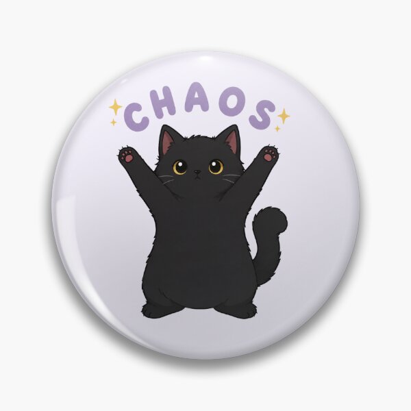 Item preview, Chaos Black Cat designed and sold by HapaHara.