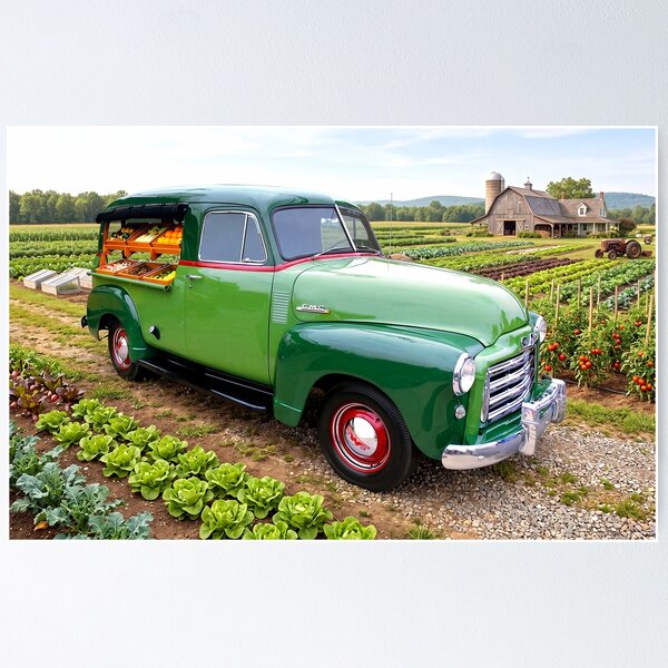 Item preview, 1950 GMC Produce Delivery Truck designed and sold by Thomas Burtney.