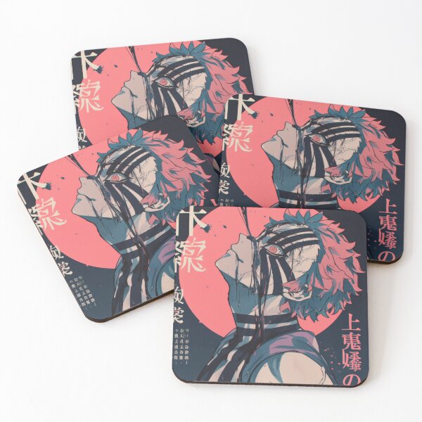 Item preview, Demon Blood Moon Akaza designed and sold by AnimeArsenalPrints.
