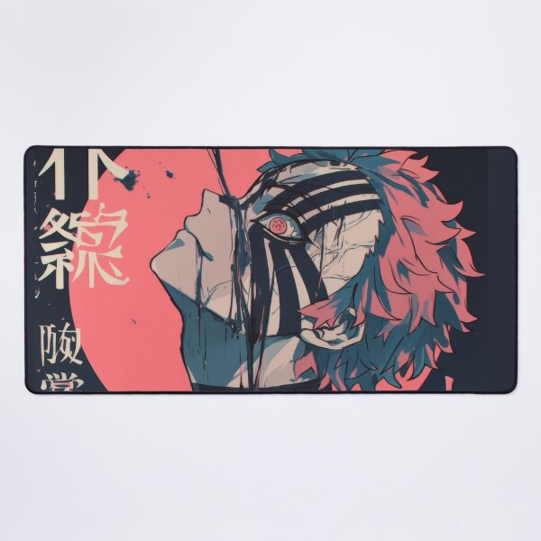 Item preview, Demon Blood Moon Akaza designed and sold by AnimeArsenalPrints.