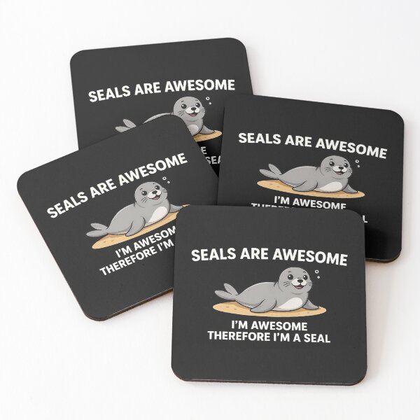 Item preview, Seals Are Awesome Funny Seal  designed and sold by dragonbol023.