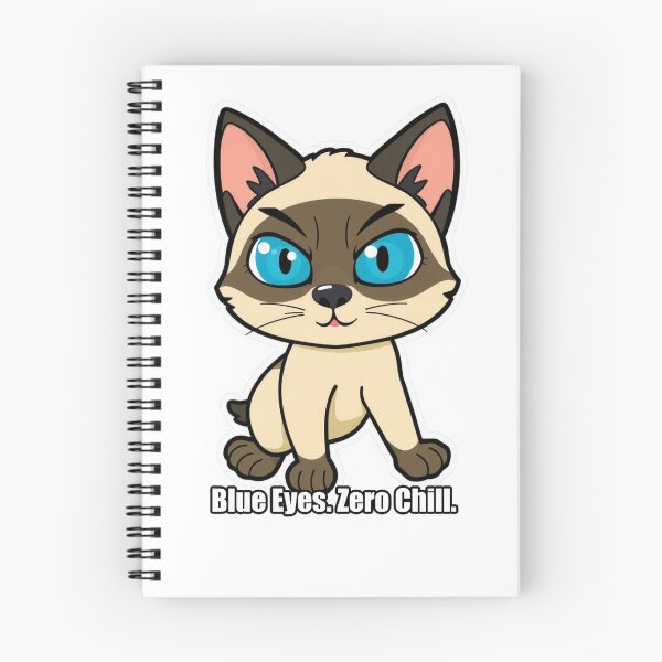 Item preview, Siamese - Blue Eyes Zero Chill - Funny Siamese Gift designed and sold by pawdrops.