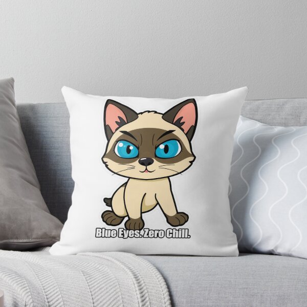 Item preview, Siamese - Blue Eyes Zero Chill - Funny Siamese Gift designed and sold by pawdrops.