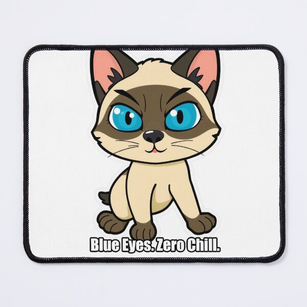 Item preview, Siamese - Blue Eyes Zero Chill - Funny Siamese Gift designed and sold by pawdrops.